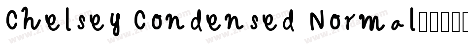 Chelsey Condensed Normal字体转换
